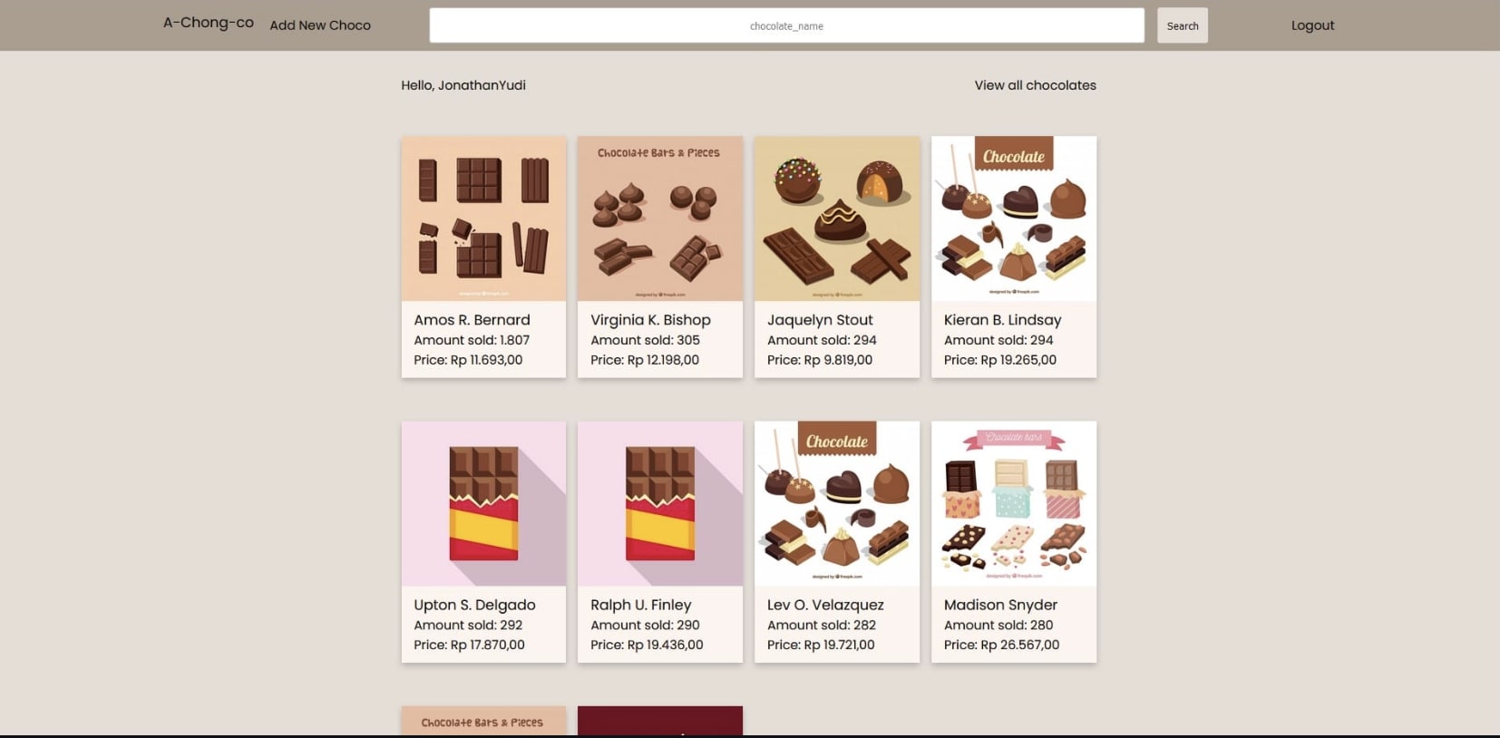 Screenshot of E-commerce + Admin Dashboard