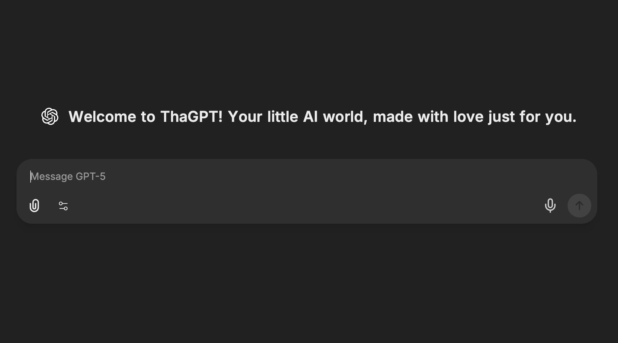 Screenshot of Tha-GPT